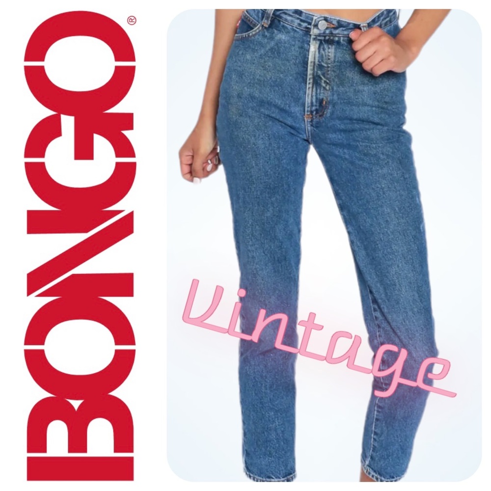 VINTAGE Bongo Acid Washes Mom High Waisted Jeans, 7 - EUC